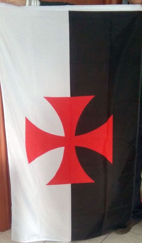 bandiera Templare 150X90